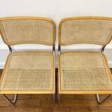 Set of 2 Cesca chairs by Marcel BREUER b32