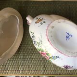 Earthenware dish signed