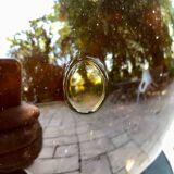 Amber and bubbled Dame Jeanne