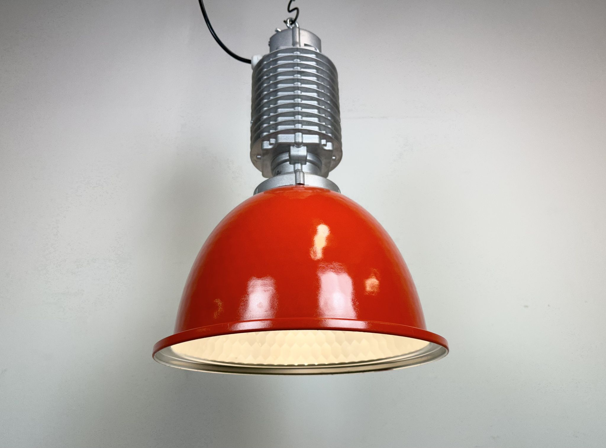 Industrial pendant lamp by charles keller for zumtobel, 1990s