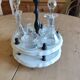 Table set 1900, 5 containers for oil, vinegar, condiments, Gien