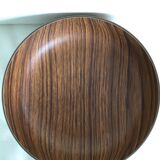 Set of 2 Celeppio wood imitation round cut