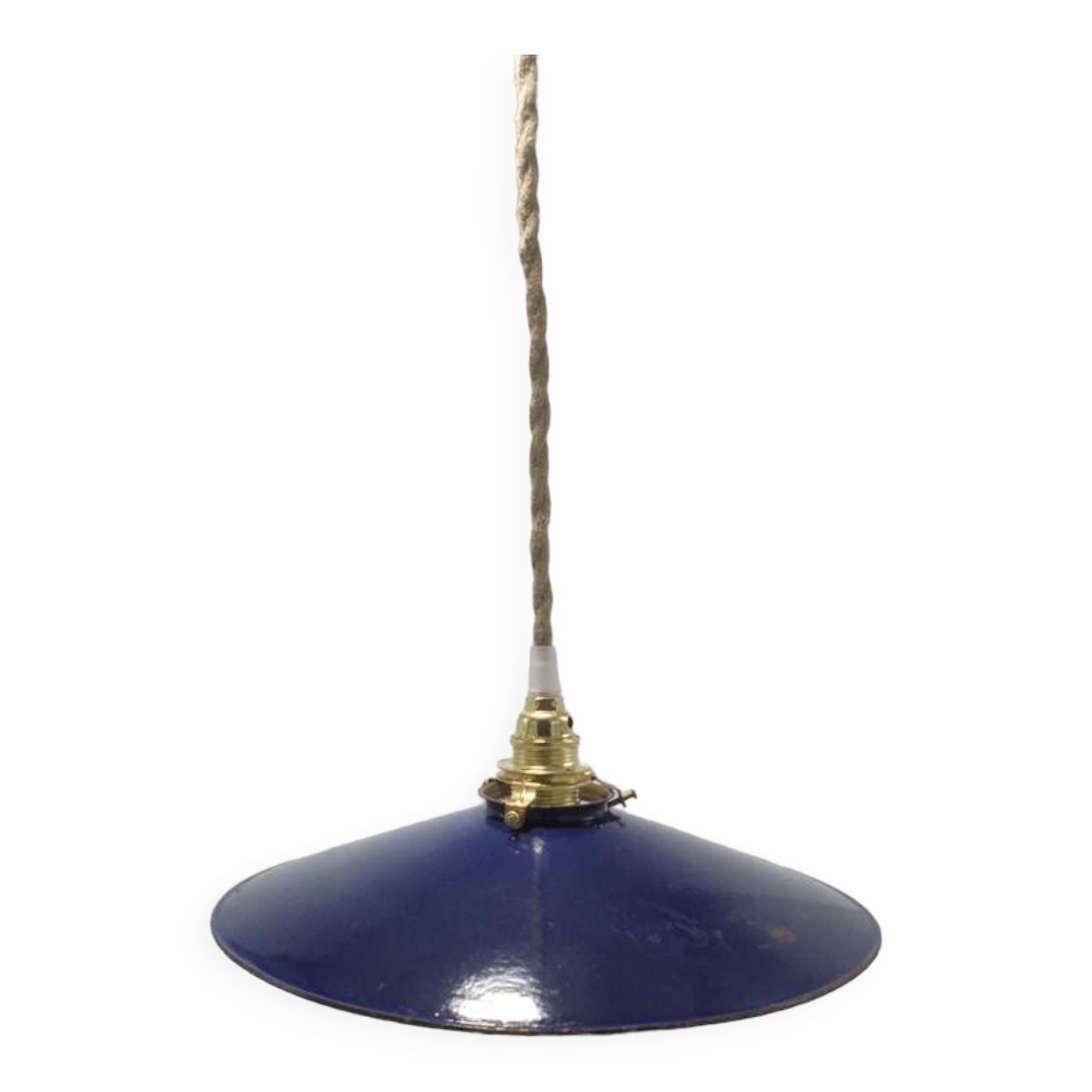 Enamelled sheet metal suspension