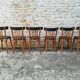 12 mismatched bistro chairs