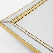 Large Hollywood Regency style Deknudt mirror, Belgium ca. 1980