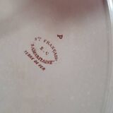 Set of dishes and gravy boat terre de feu ste francaise samaritaine