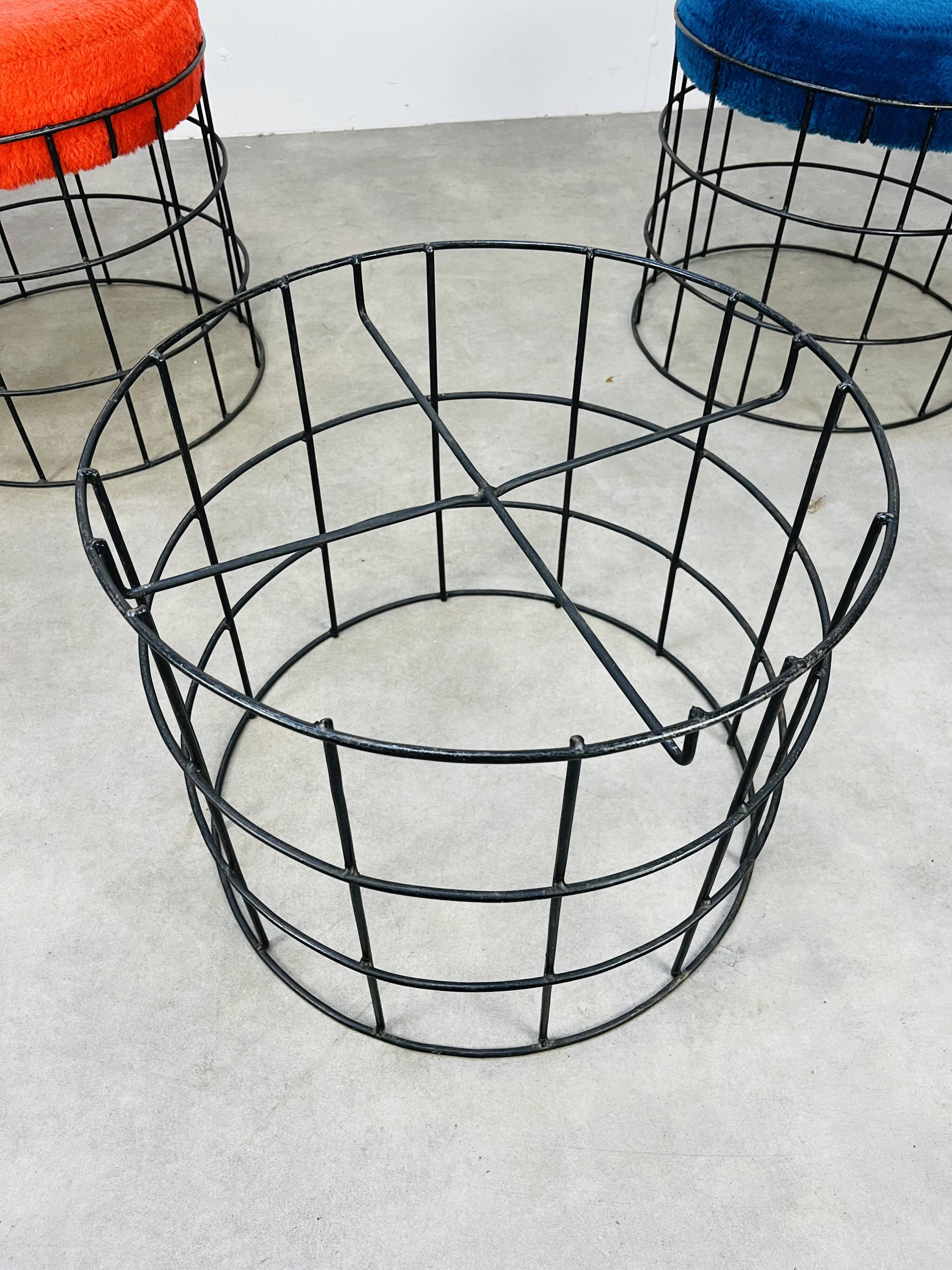 4 T1 stools by Verner Panton, 1960s design