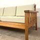 Vintage Scandinavian three-seater sofa
