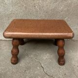 Antique rectangular milking stool