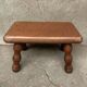 Antique rectangular milking stool