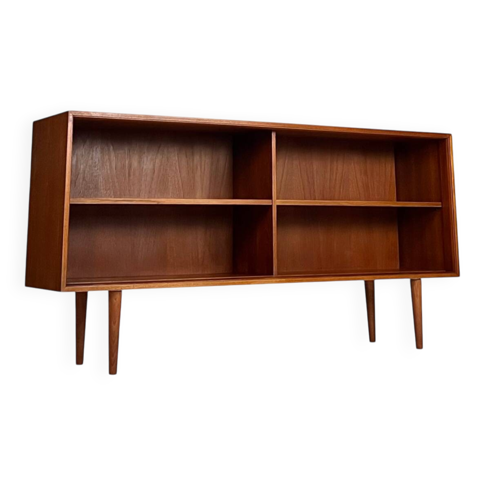 Mid-century teak sideboard shelf by Franzmeyer Möbel vintage 60s