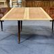 19th-century Louis XVI dining table in Cuban mahogany.