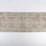 Vintage Tribal Oushak Runner