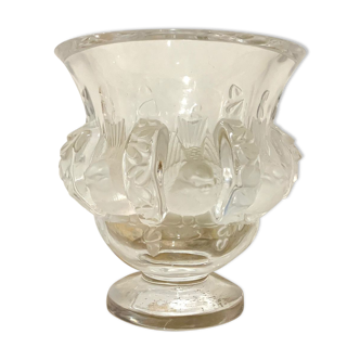 Lalique Dampierre model vase, circa 1950