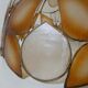 Suspension mother-of-pearl luminaire vintage butterfly decoration