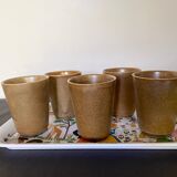 Digoin stoneware cups
