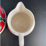 Vintage Melitta Germany Coffee Pot and Creamer - 70s Retro Pattern