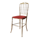 Chaise Chiavari laiton doré, 1950