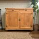 Grand Parisian buffet with billot and butterfly hinges, raw wood, 1930.