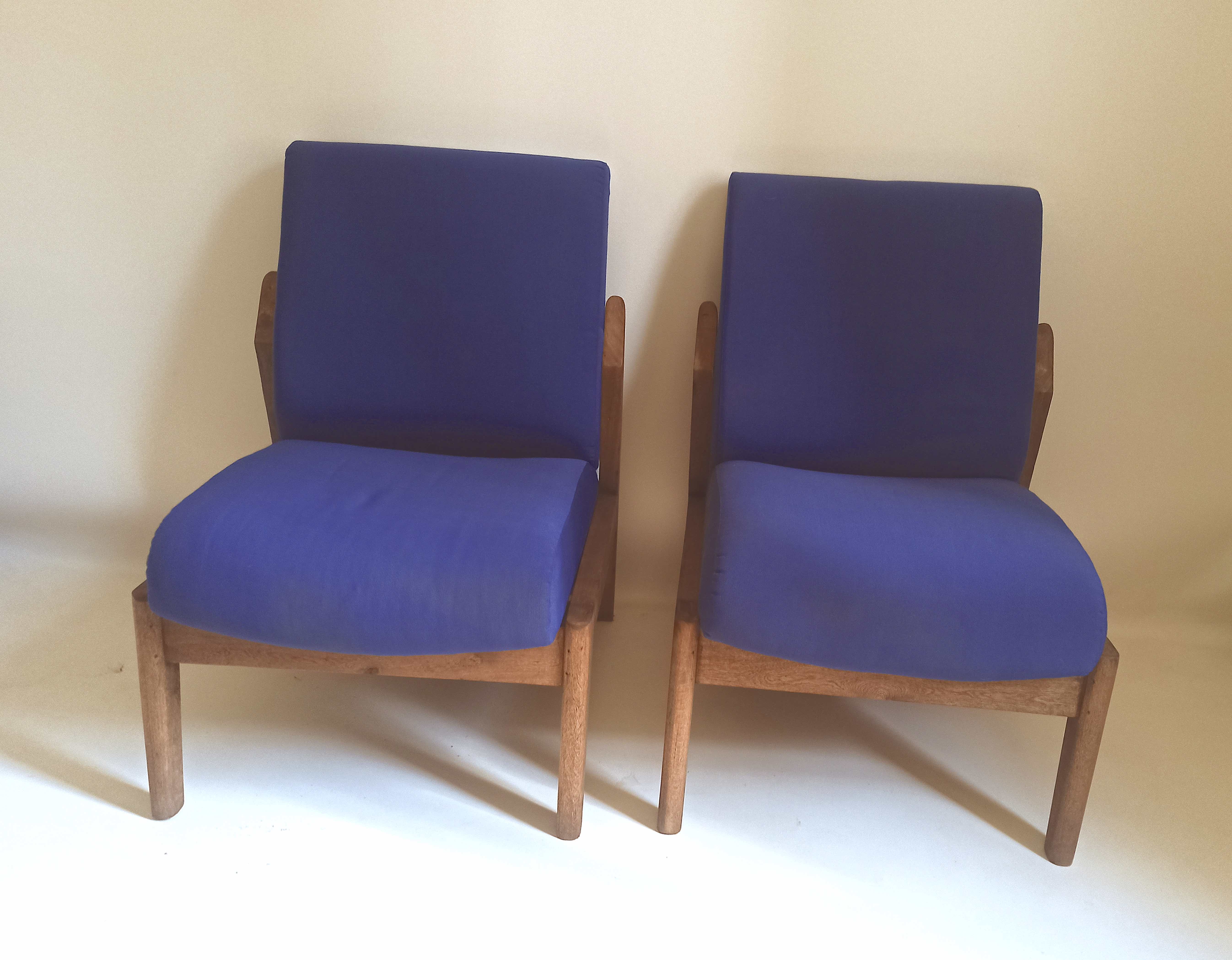 Pair of solid teak heaters 50s