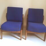 Pair of solid teak heaters 50s