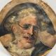 Tondo, portrait of a juggler by Benito Belli