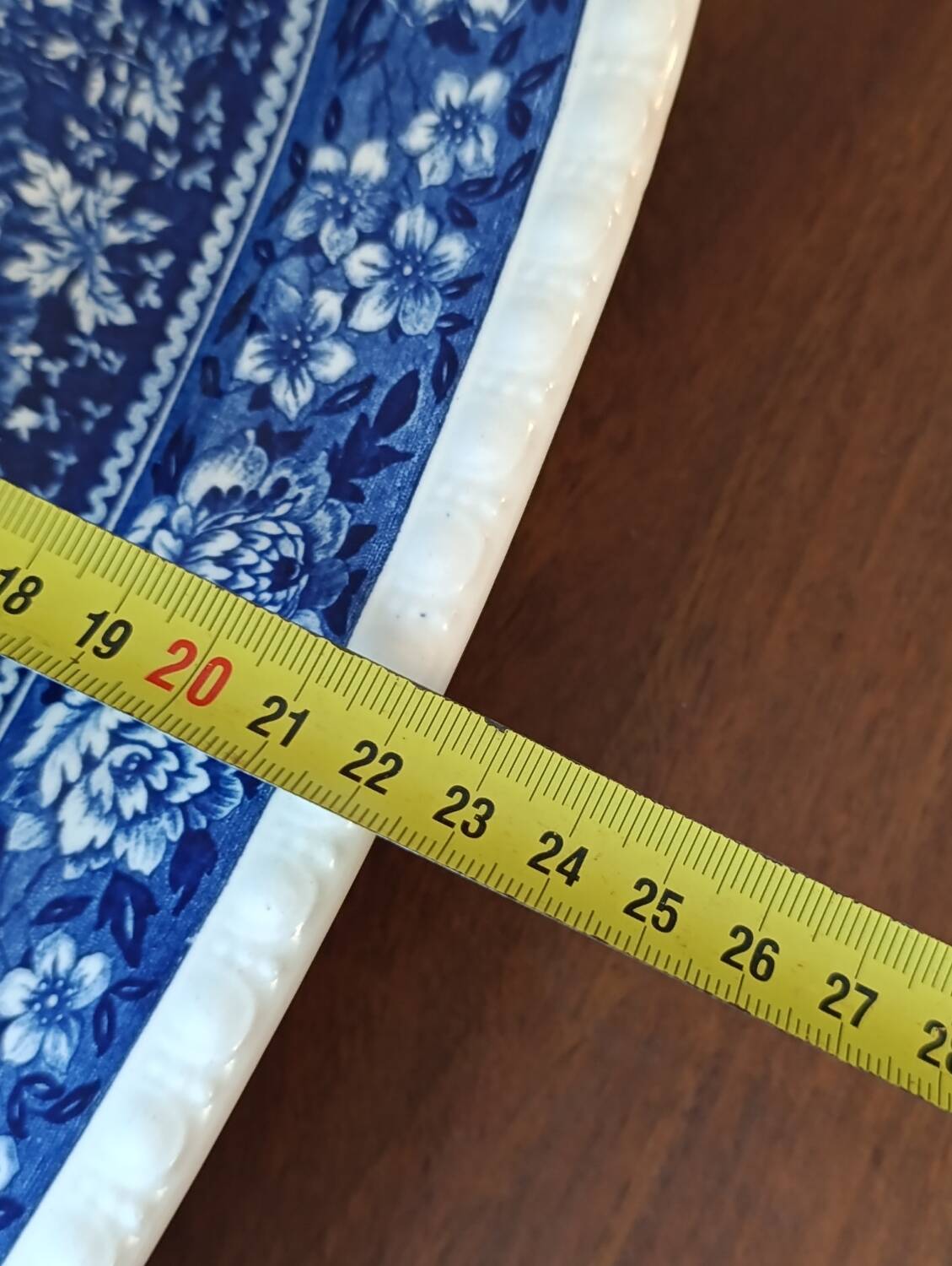 Large rectangular Villeroy & Boch "Rusticana" platter - Blue