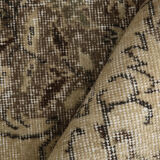 Classic beige & brown vintage rug, 211x155 cm