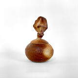 Anthropomorphic ceramic box, the terminal, circa 1970