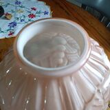 Art Deco pink opaline vase