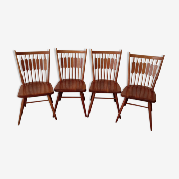 Série de 4 chaises Centennial Kipp Stewart pour Drexel 1950