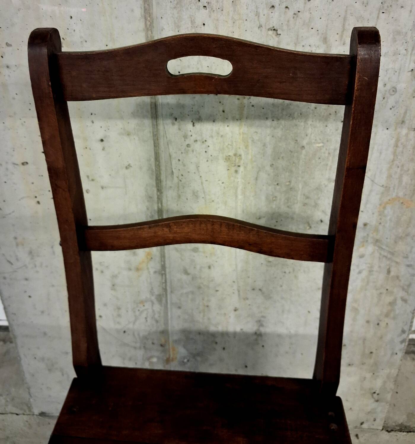 Library chair folk art stepladder