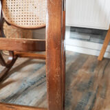 Rocking flesh child wood Rocking Chair