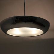 Functionalist Chrome Pendant UFO by Josef Hurka for Napako, 1930s