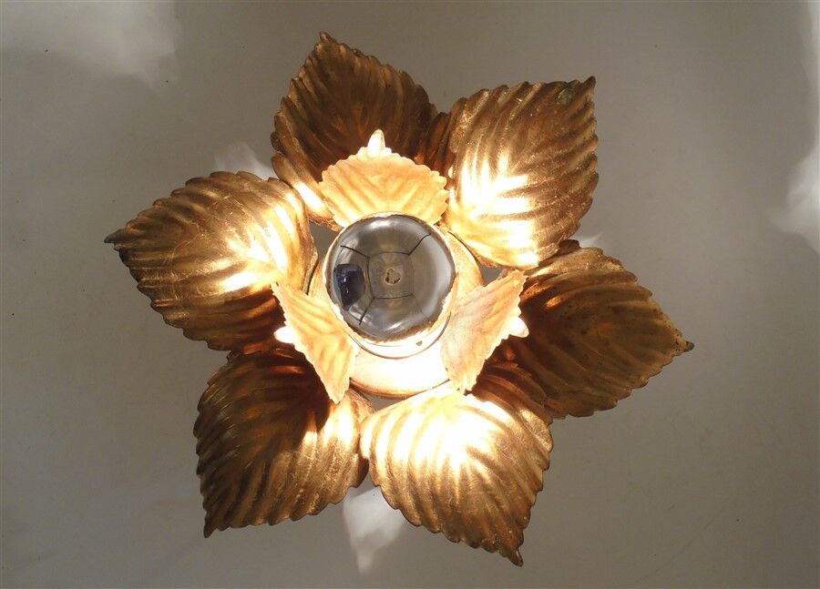 Masca golden flower wall lamp