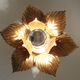 Masca golden flower wall lamp