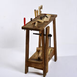 Children's wooden workbench
