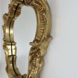 Baroque style wall mirror, in gilded resin, 1960/70