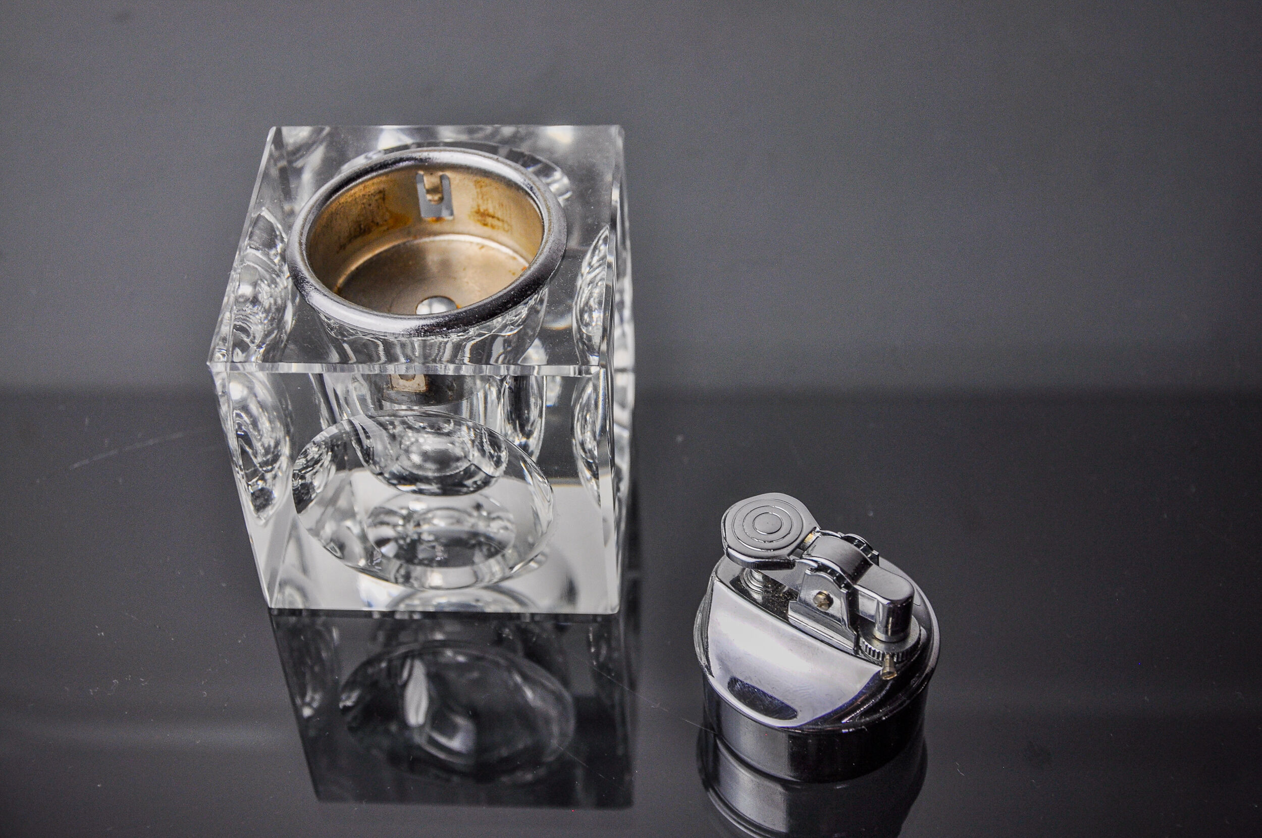 Ice lighter by Antonio Imperatore, murano glass, Italy, 1970