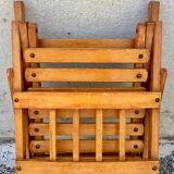 Folding wooden chair