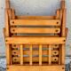 Folding wooden chair
