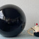 Lampe Boule Habitat vintage