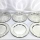 Set of silver-plated serving dishes and bells