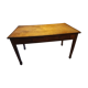 Vintage wooden antique farmhouse table with 2 drawers and their key