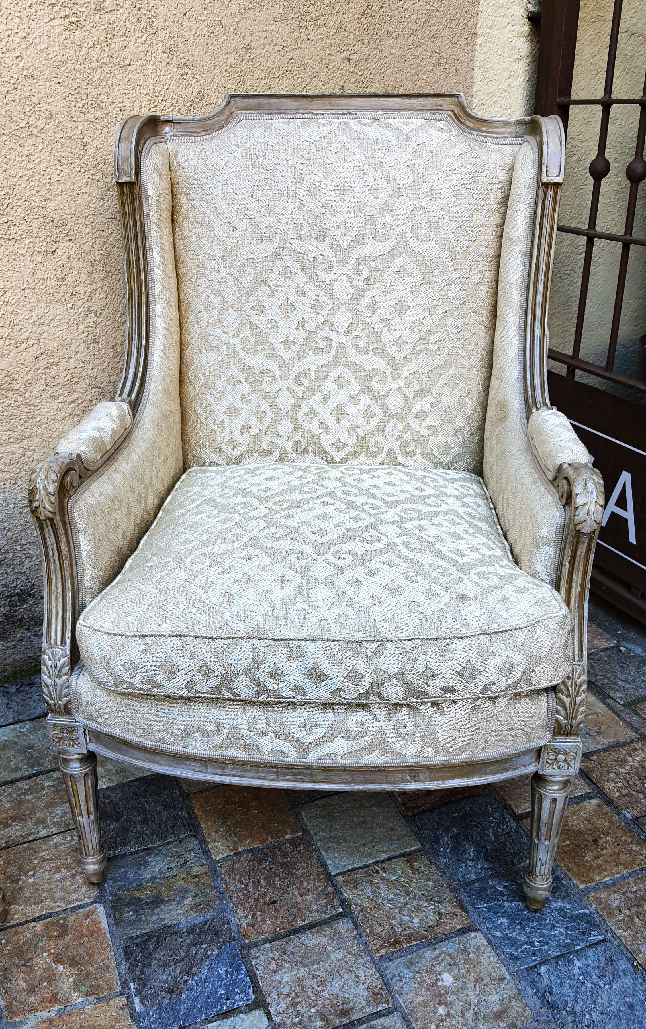 Pair louis XV armchairs by ear