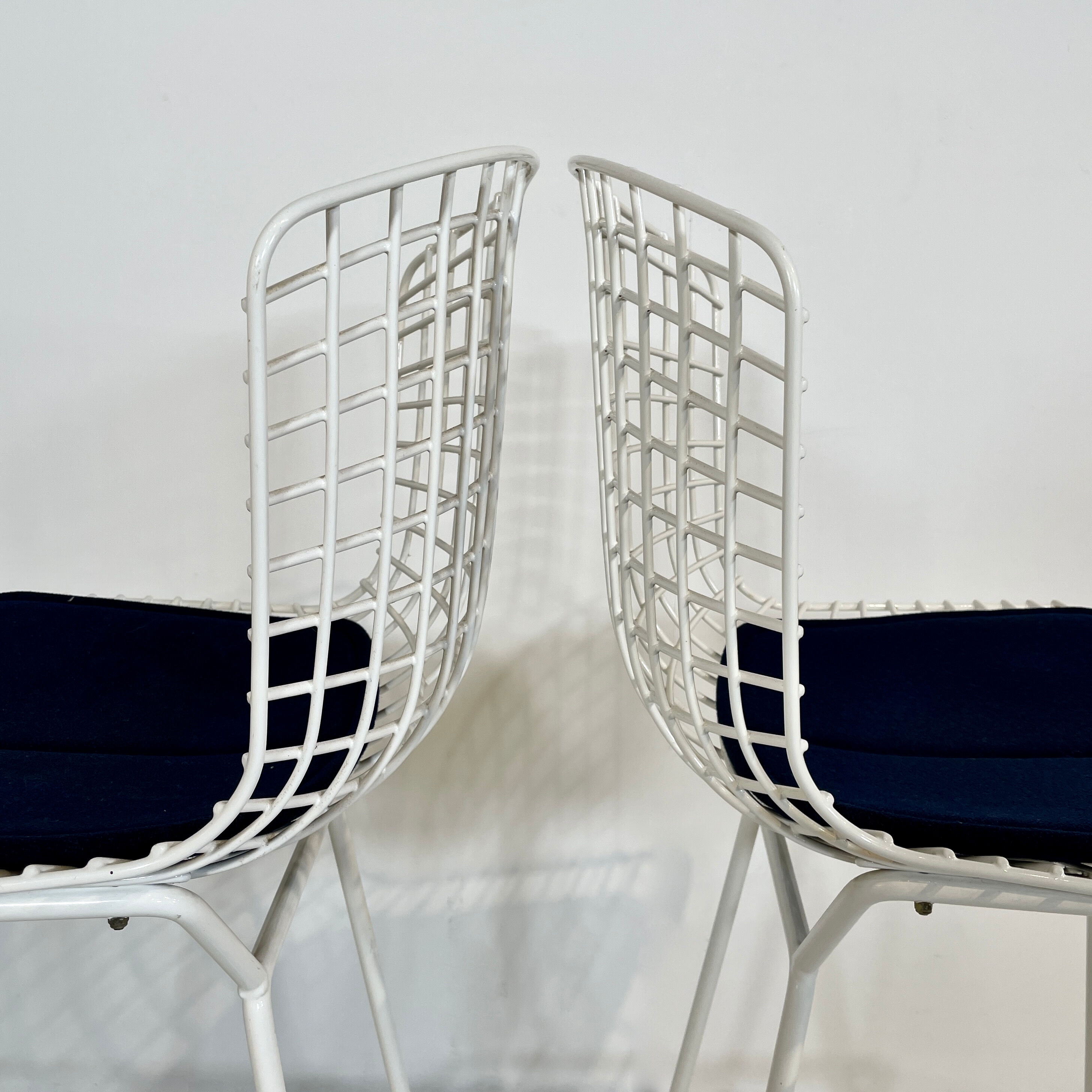 Set of Bar Stools "Wire" by Harry Bertoia for Knoll, USA 1950