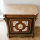 Napoleon III buffet set: wood and marble