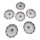 St Amandinoise deep plates, SET OF 6 / Ceramic.