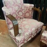 Pair of art deco armchairs