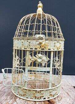 Classic metal bird cage
